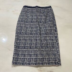 BODEN High Waisted Printed Pencil Skirt‎ Knee length size 4 long